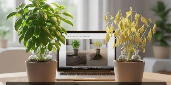 Una Planta Conectada a Tierra Vive Más | Earthing
